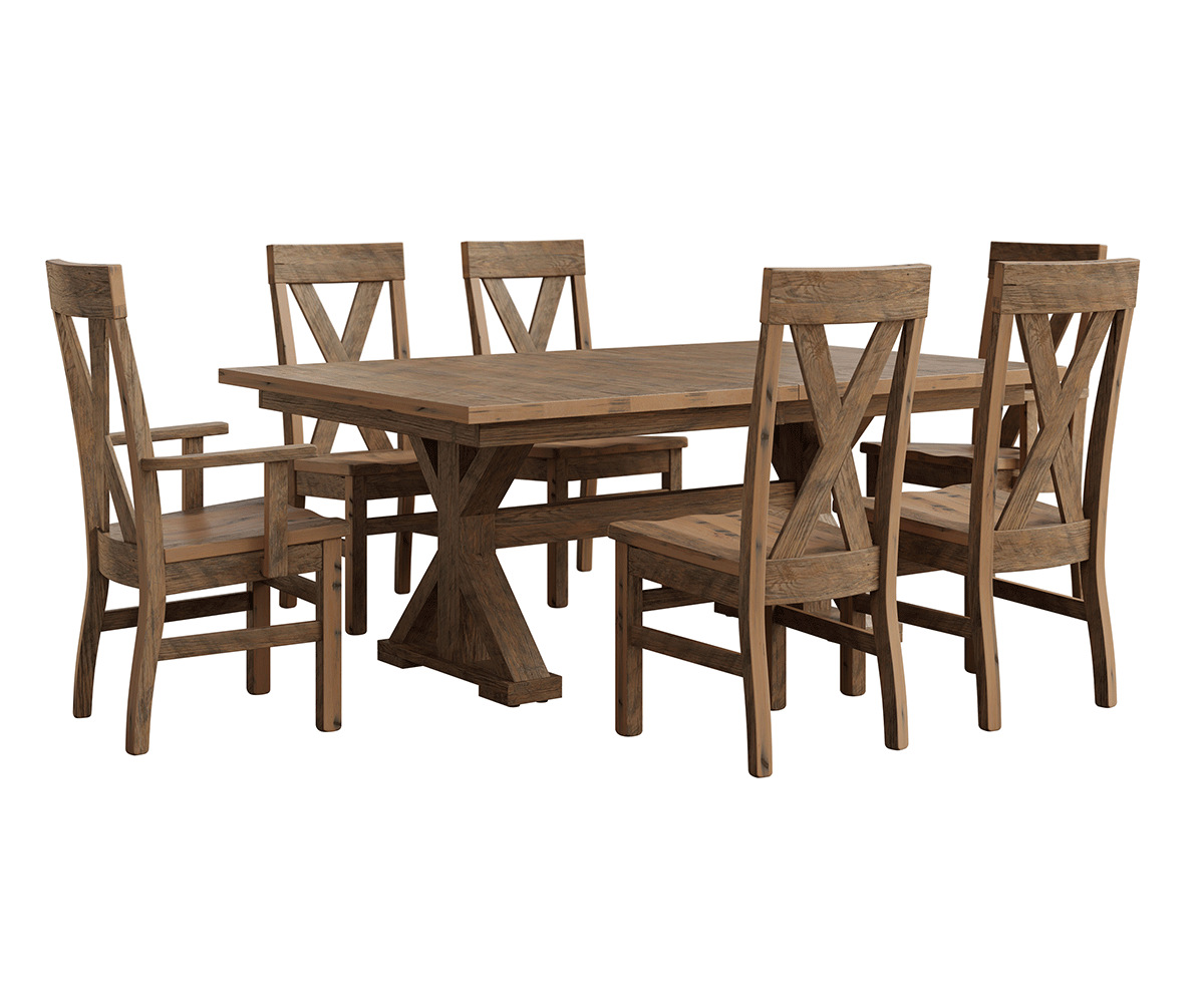 Hamden Trestle Table - Image 2