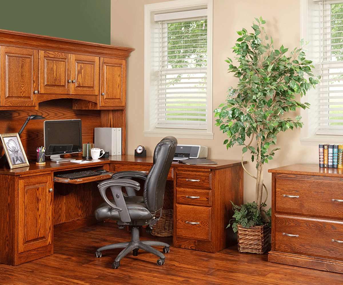 Hampton L-Desk and Hutch - Image 5