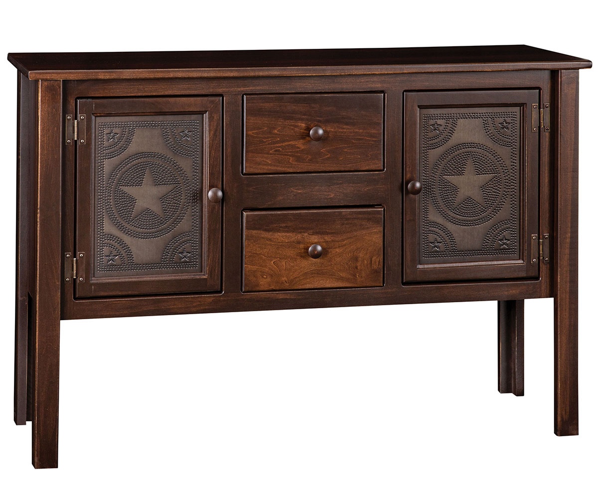 Sofa Table With Tin Doors