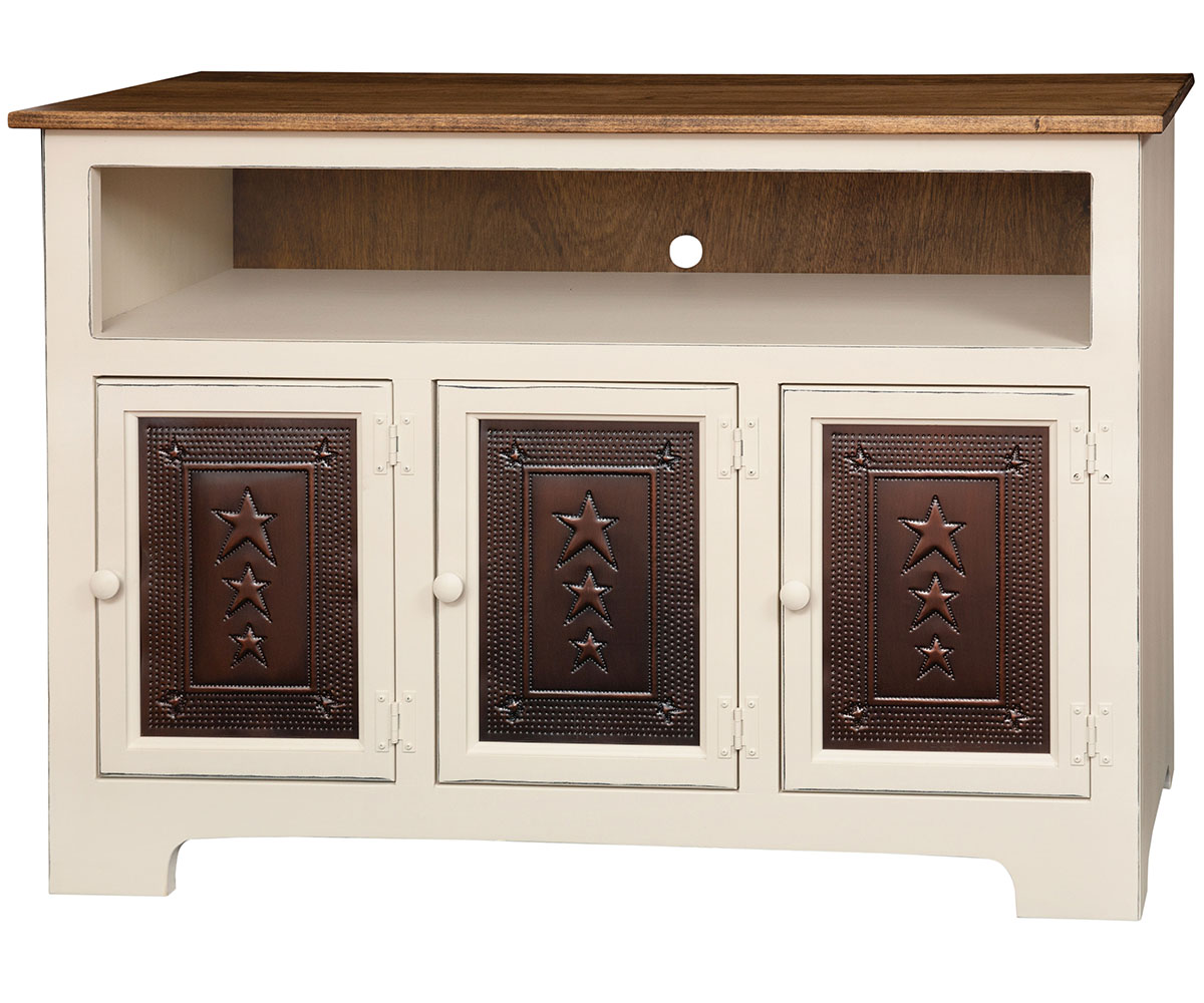 Plasma TV Cabinet With Tin Doors