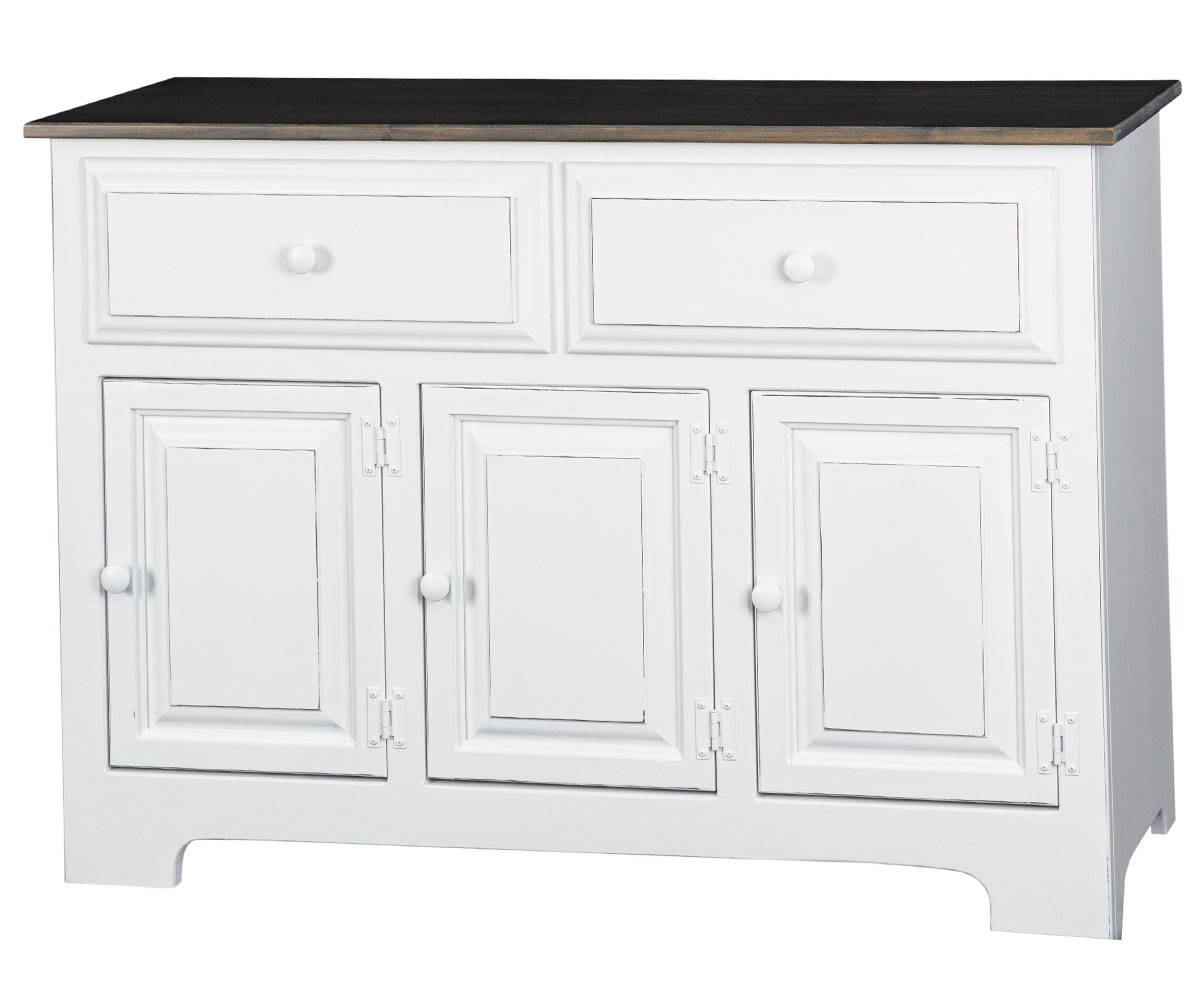 3 Door Hutch Base - 48"W