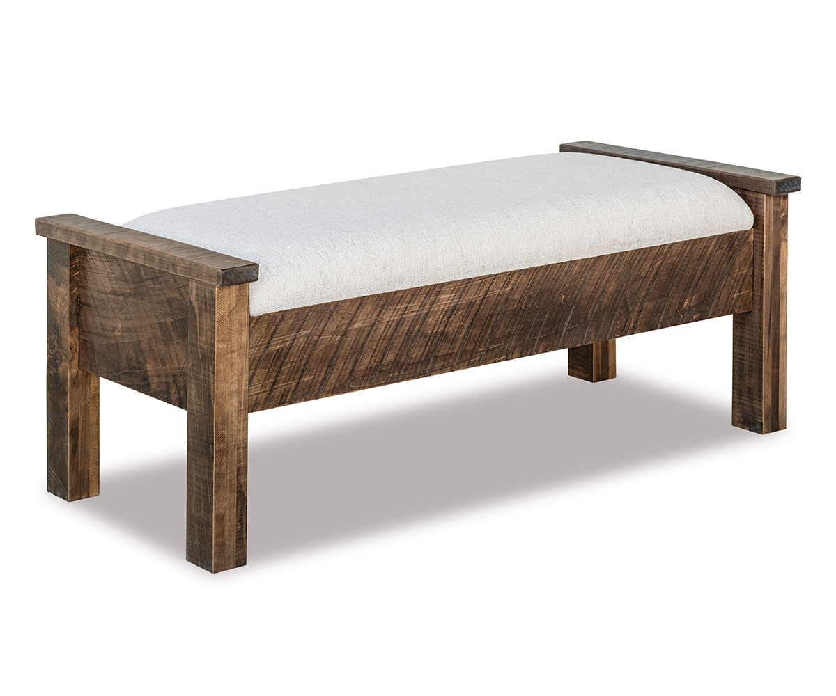 Rough Sawn Bed Seat