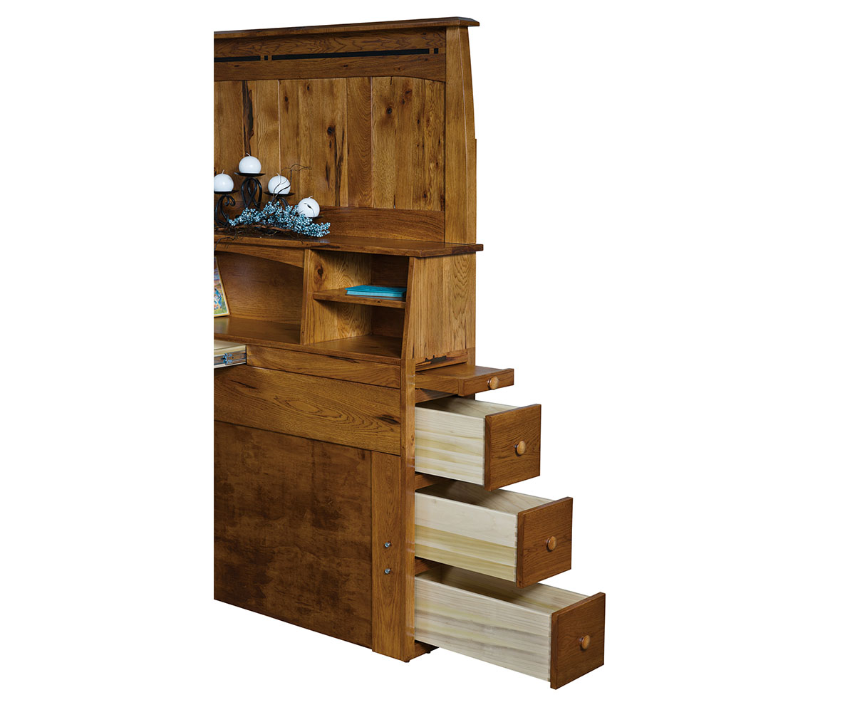 Boulder Creek Bookcase Headboard - Image 2