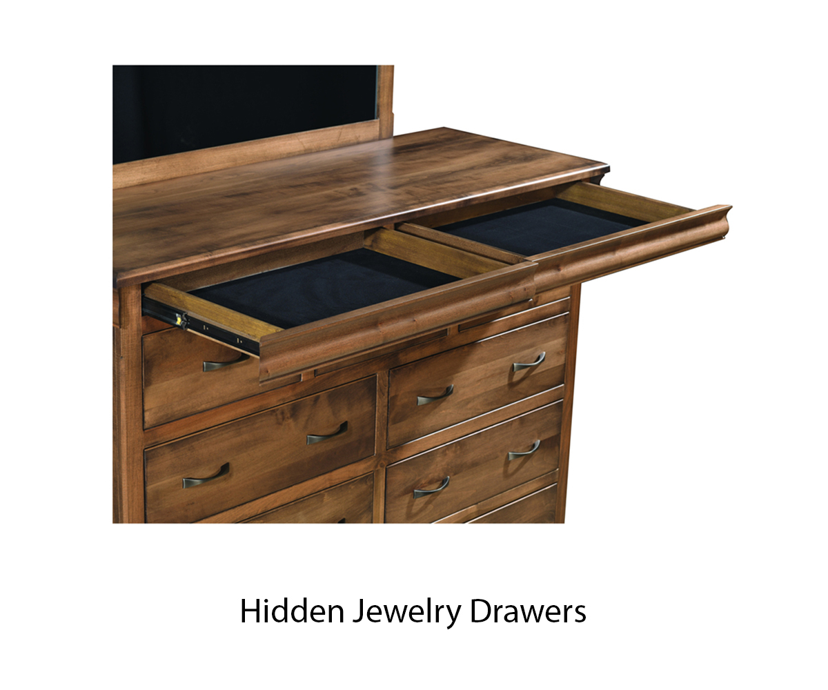 Hampton Mule Dresser With Enclosed Base- 9 Drawer - Image 2