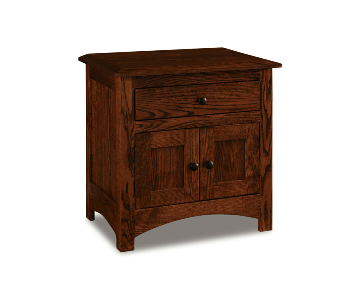 Finland 1 Drawer 2 Door Nightstand