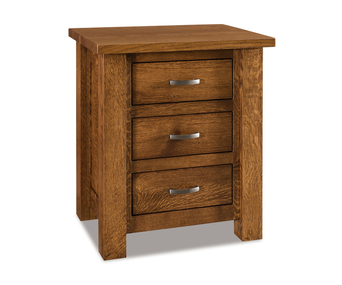 Heidi 3 Drawer Nightstand
