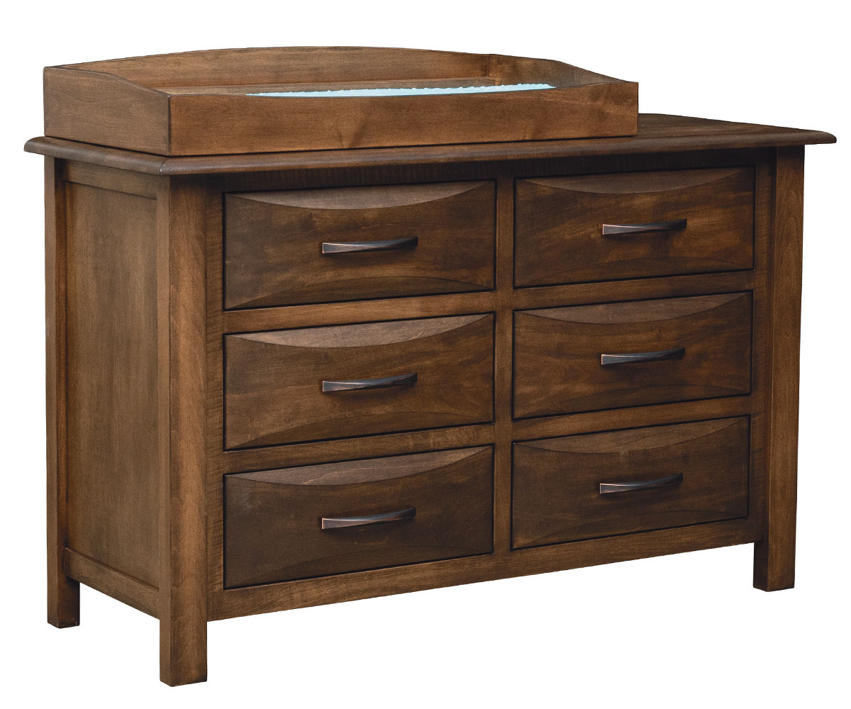 Carmen 6 Drawer Dresser With Changing Box Top Option