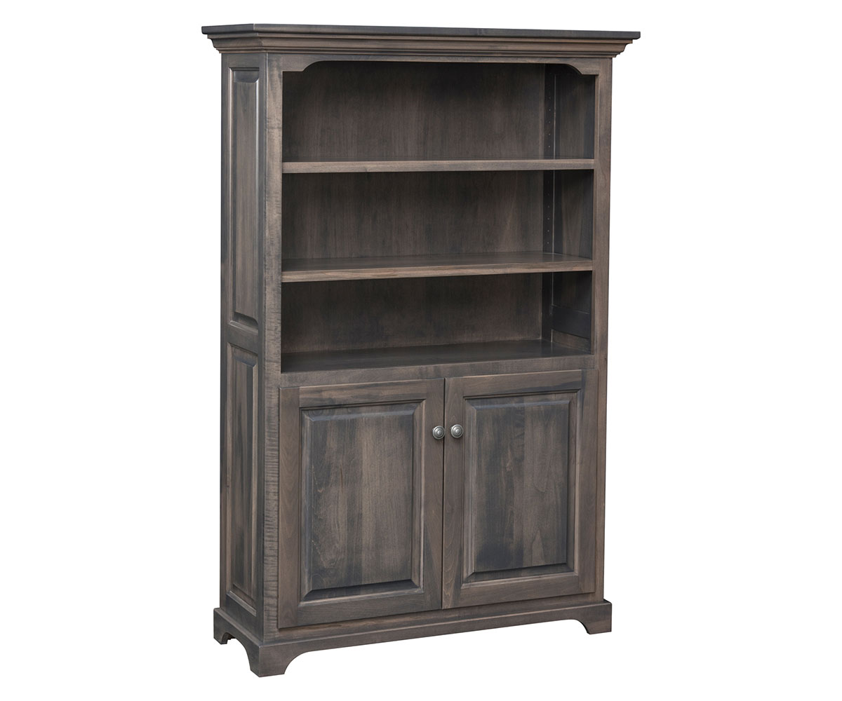 Kingston 60" Bookcase with Bottom Doors