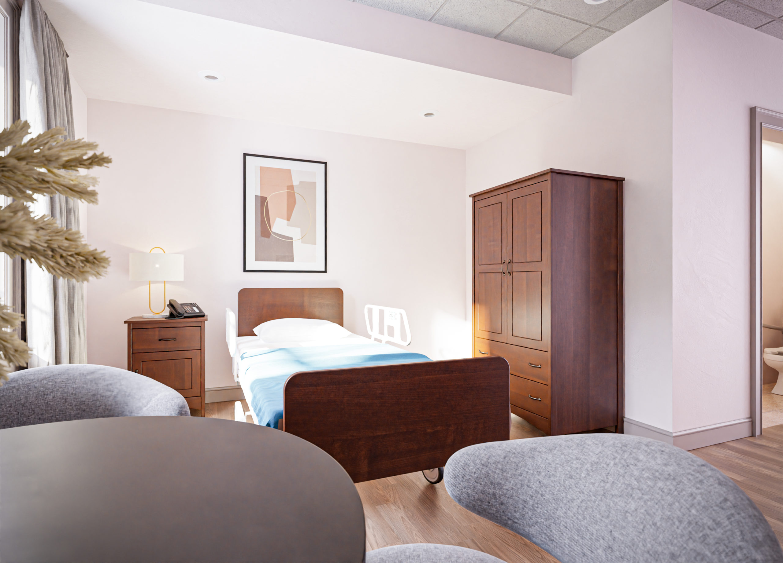 Metro 3 Drawer Nightstand - Image 6