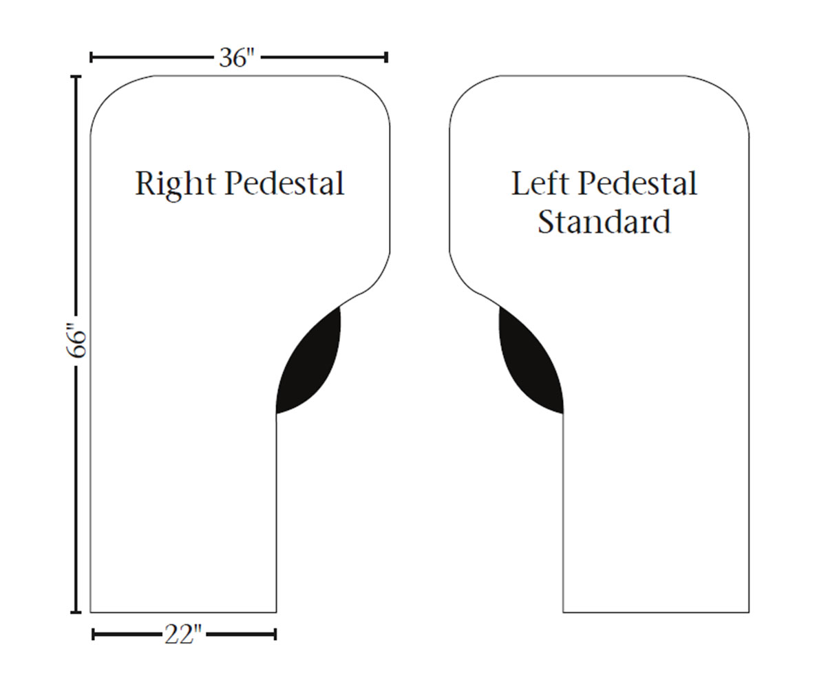 Belmont Pedestal Desk - Image 2