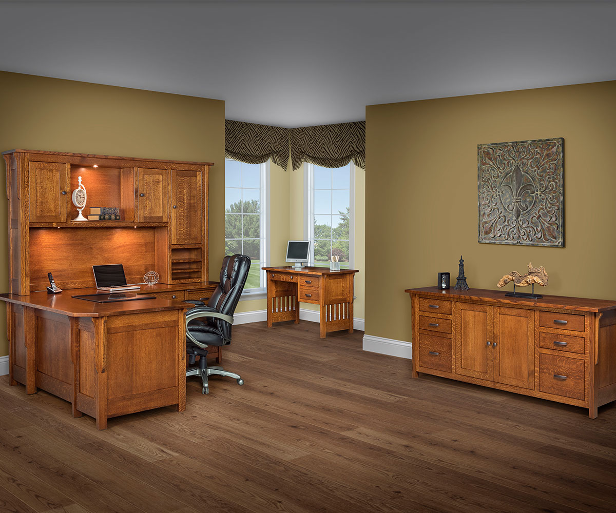 Boston File Desk - 72"W - Image 3