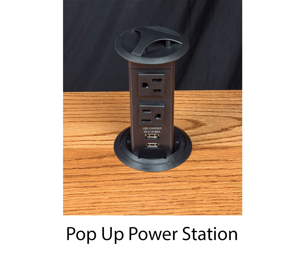 Boston Corner and Return Desk with Hutch - 64"W - Image 5