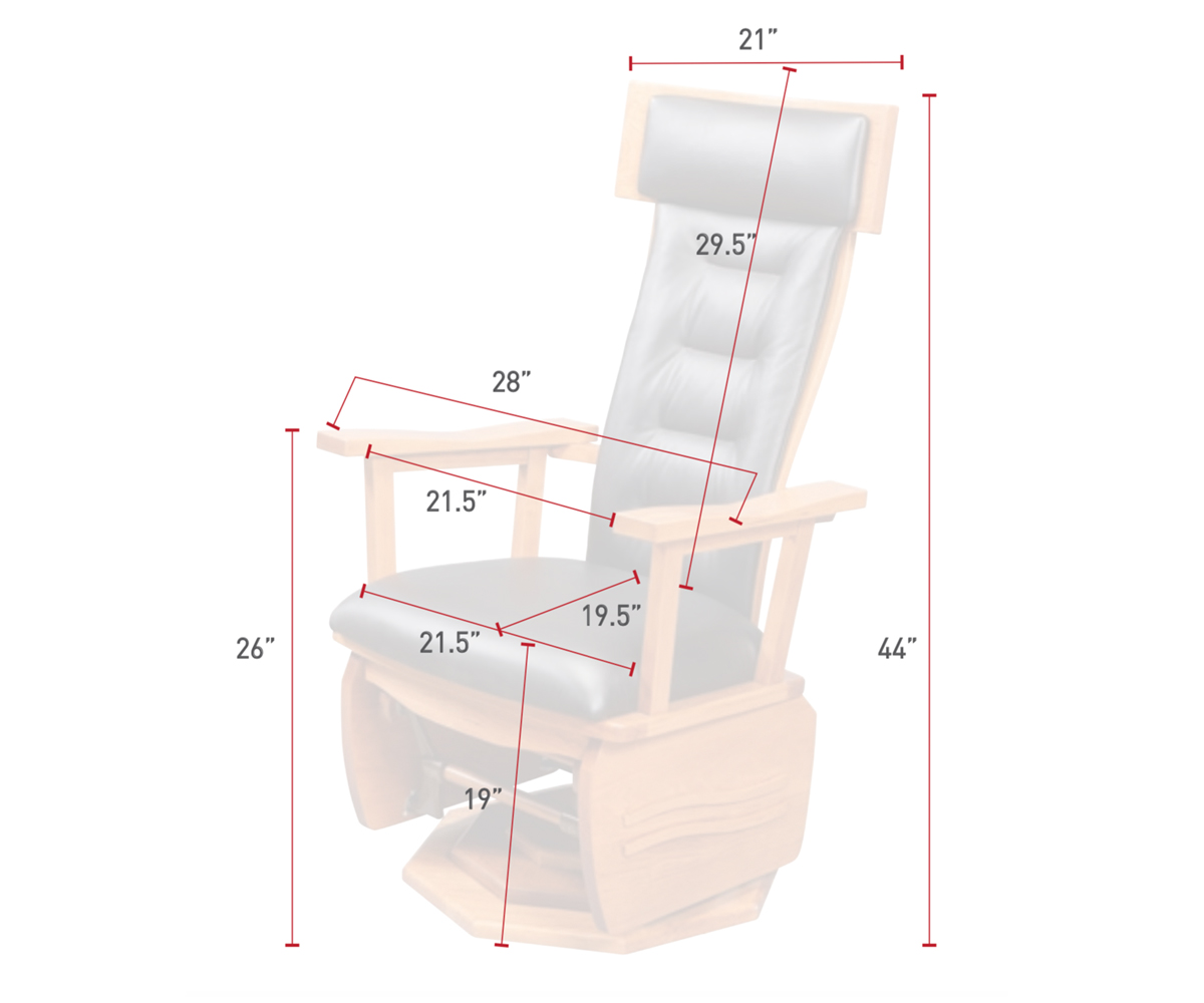 London Swivel Glider - Image 3
