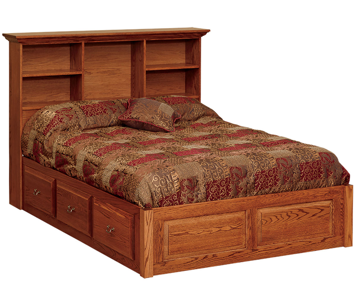 Raised Panel Platform Drawer Unit