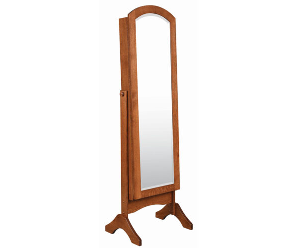 Archtop Standing Jewelry Mirror