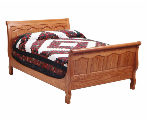 Cathedral Raised Panel Sleigh Bed