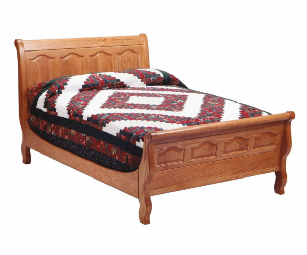 High Cathedral Raised Panel Bed