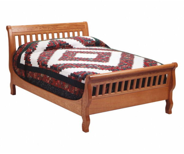 Slat Sleigh Bed