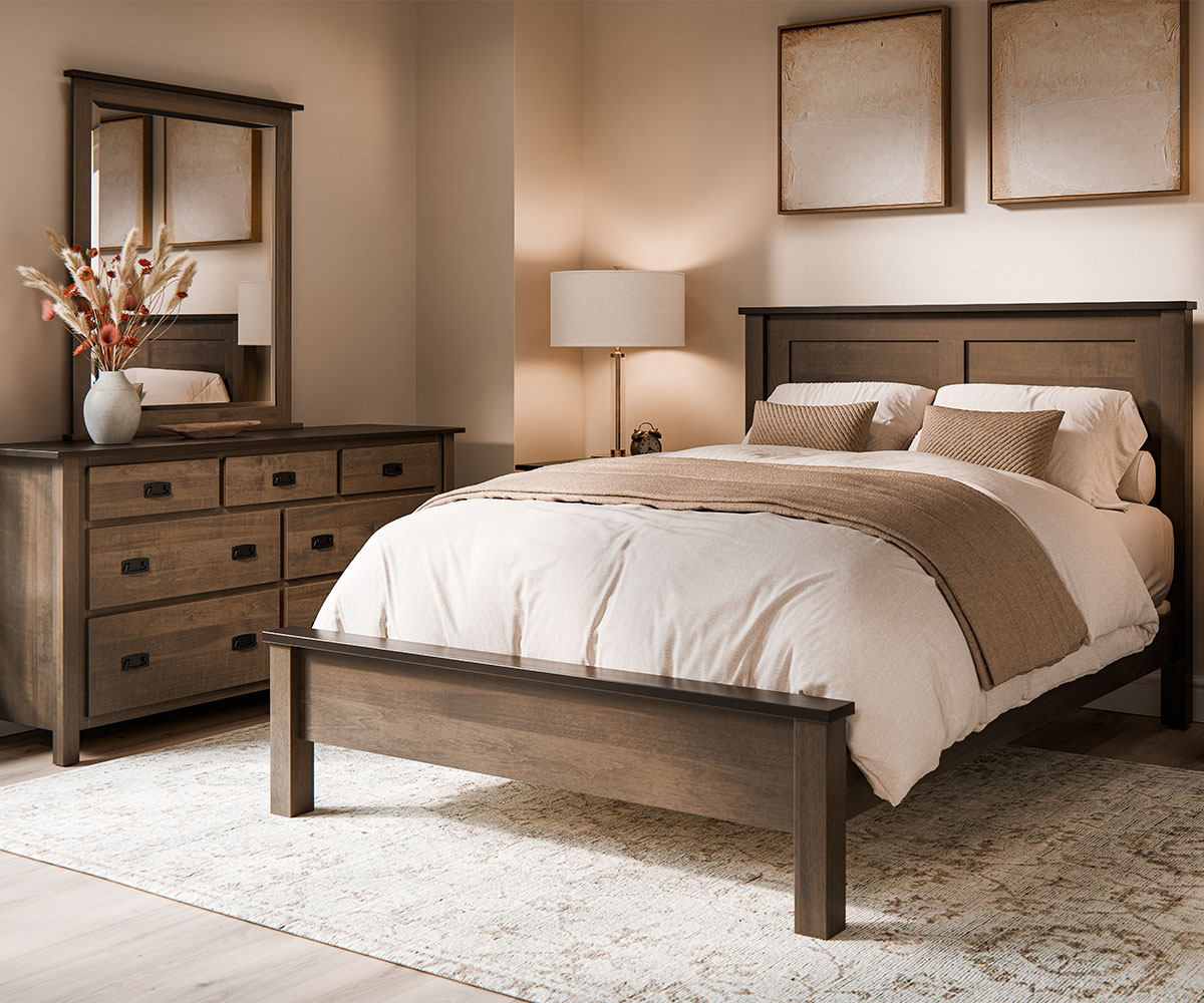 Dutch Country Mission 3 Drawer Nightstand - Image 3