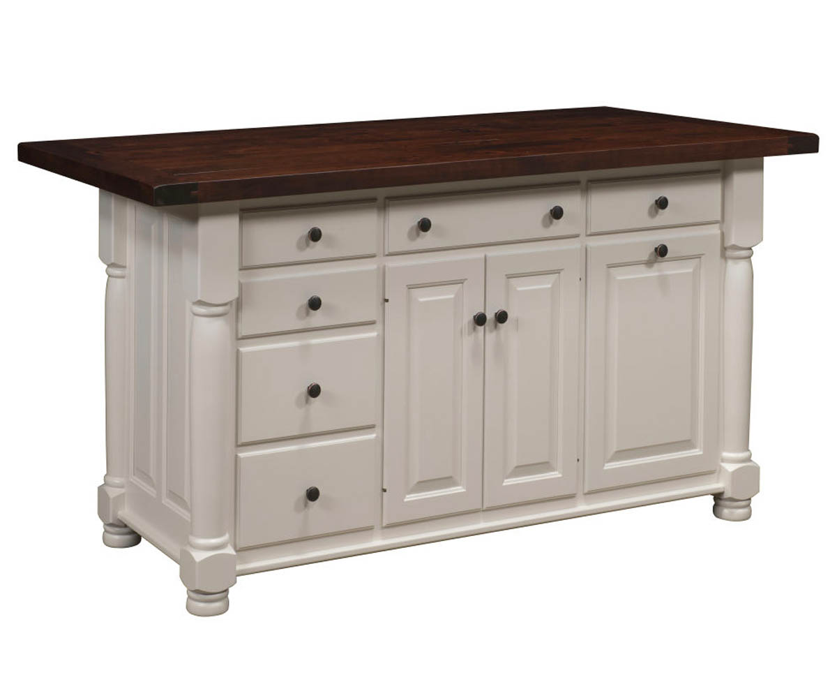 Jefferson City Turned Leg Island Base