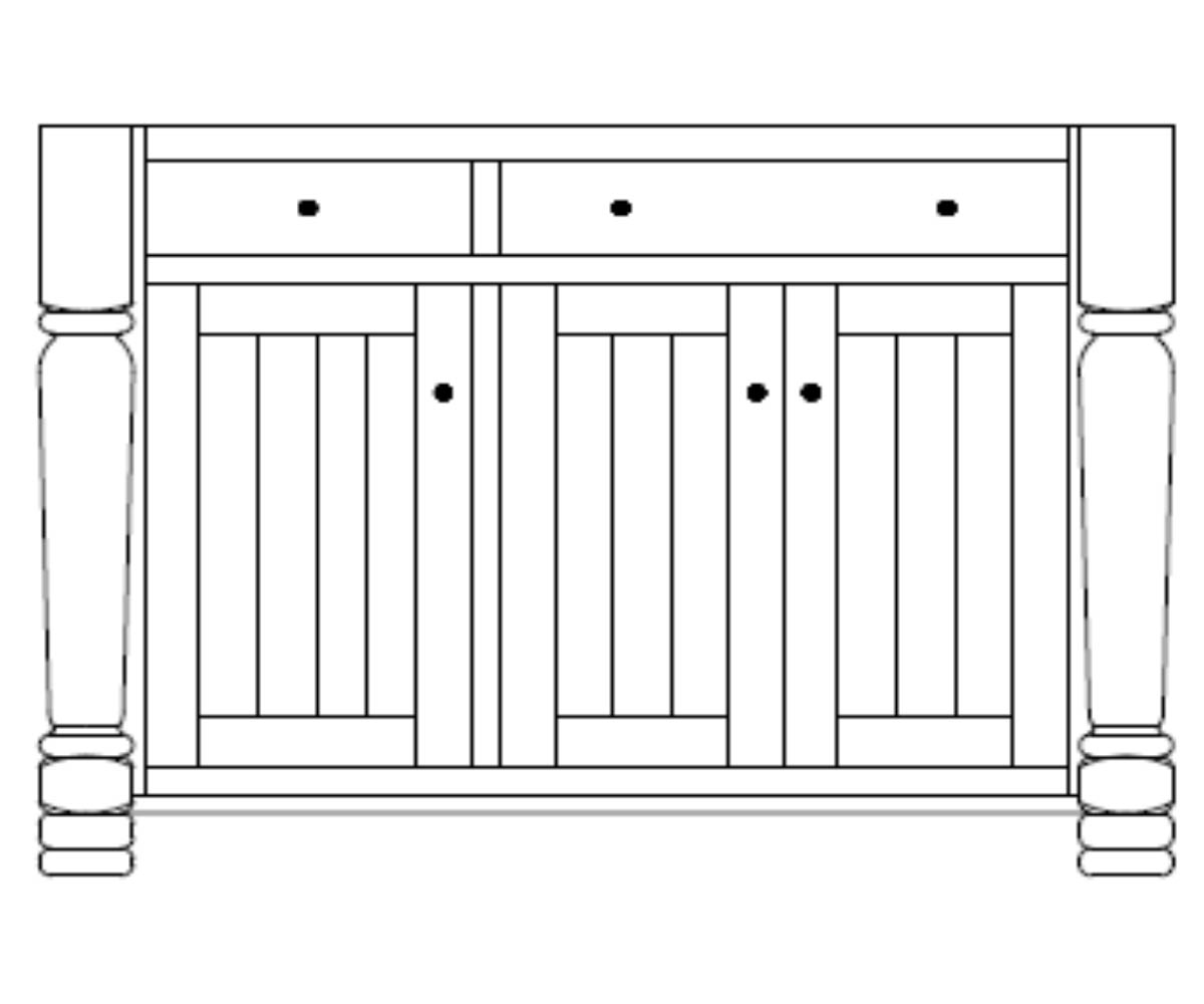 Jefferson City Turned Leg Island - Image 2