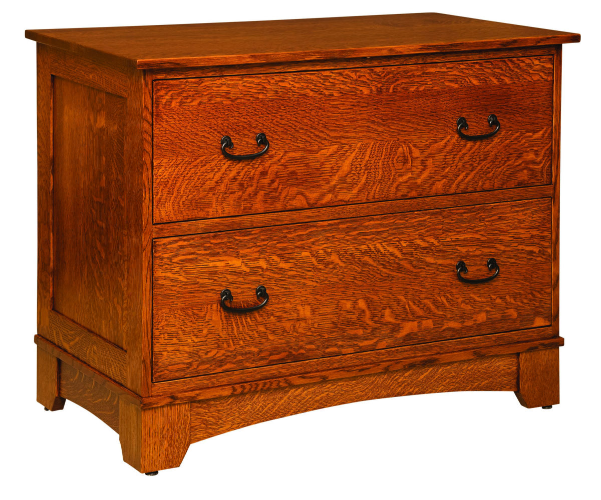 Noble Mission Lateral File Cabinet with Storage Topper - Image 2