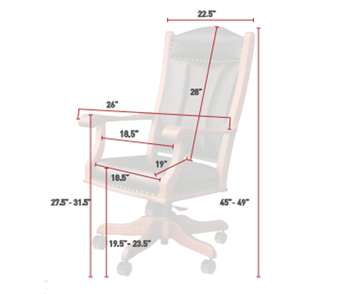 Office Chair with Gas Lift - Image 3