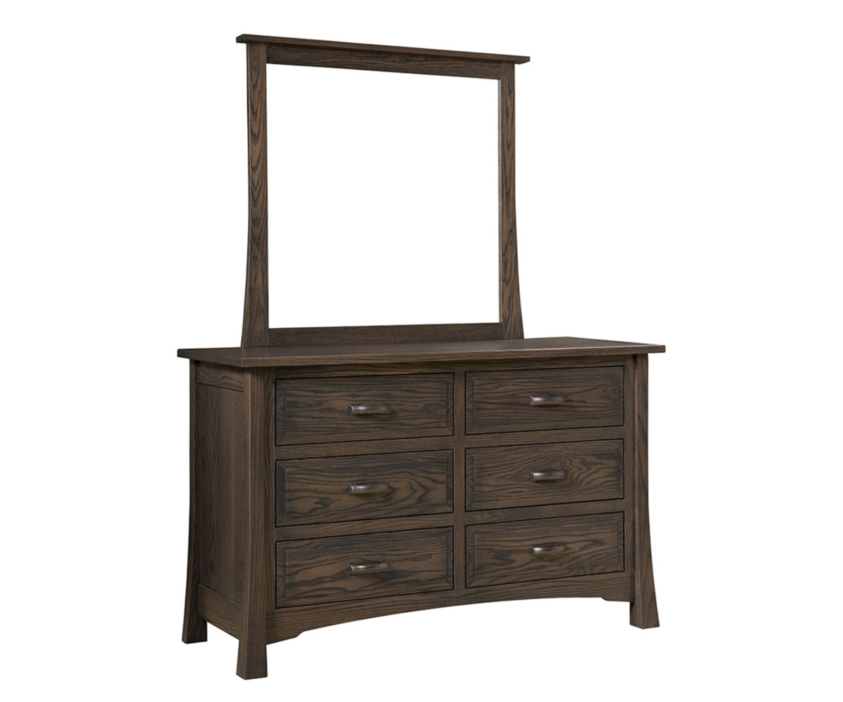 Addison 6 Drawer Dresser And Mirror