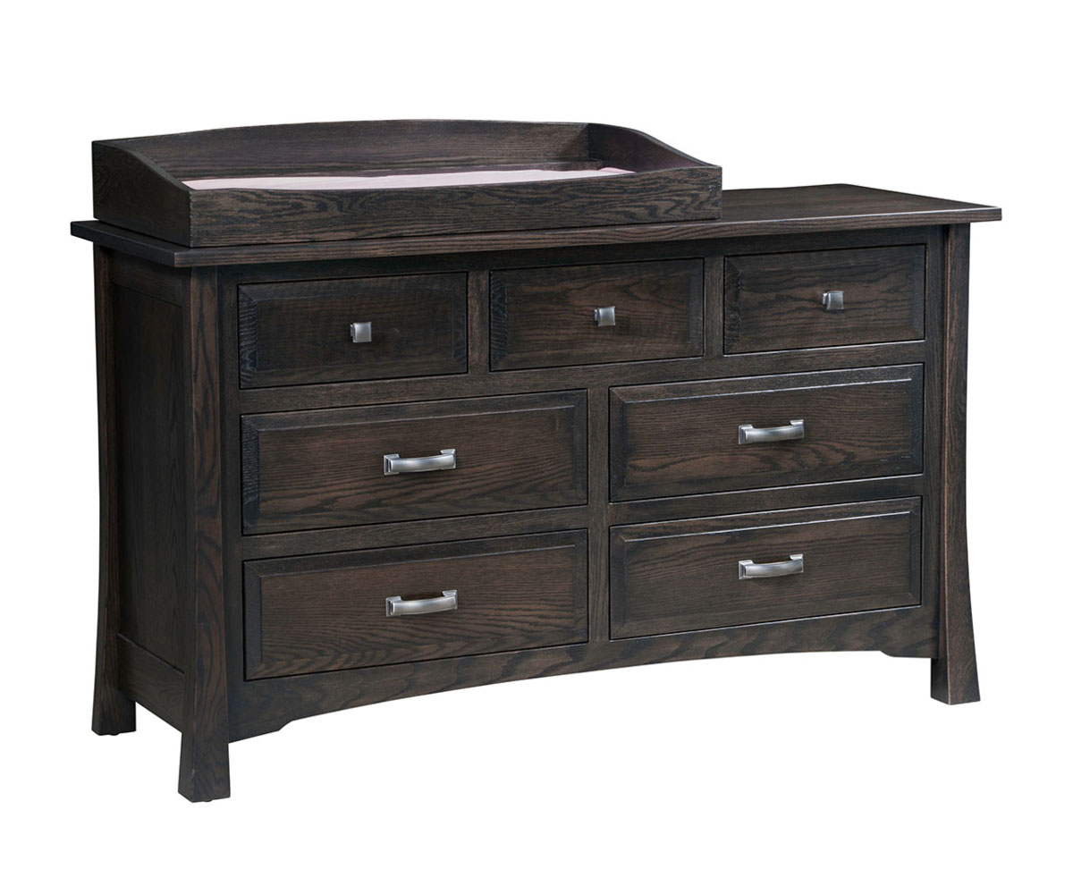 Addison 7 Drawer Dresser With Changing Box Top Option