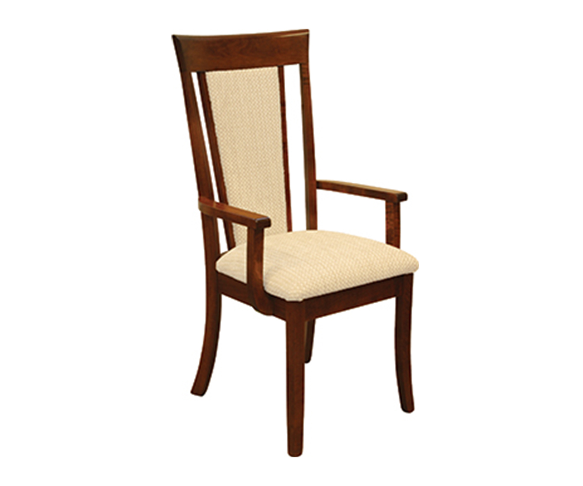 OW Shaker Chair With Fabric Seat And Back - Image 2