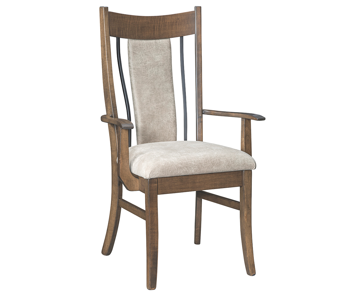 Eagle Fabric Chair With Wrought Iron - Image 2