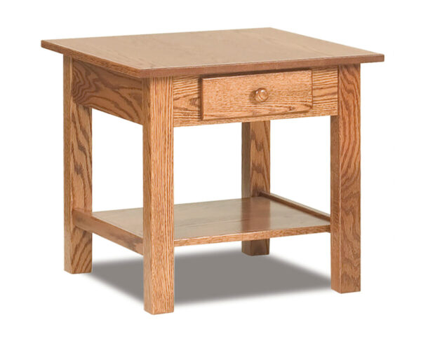 Open Mission End Table