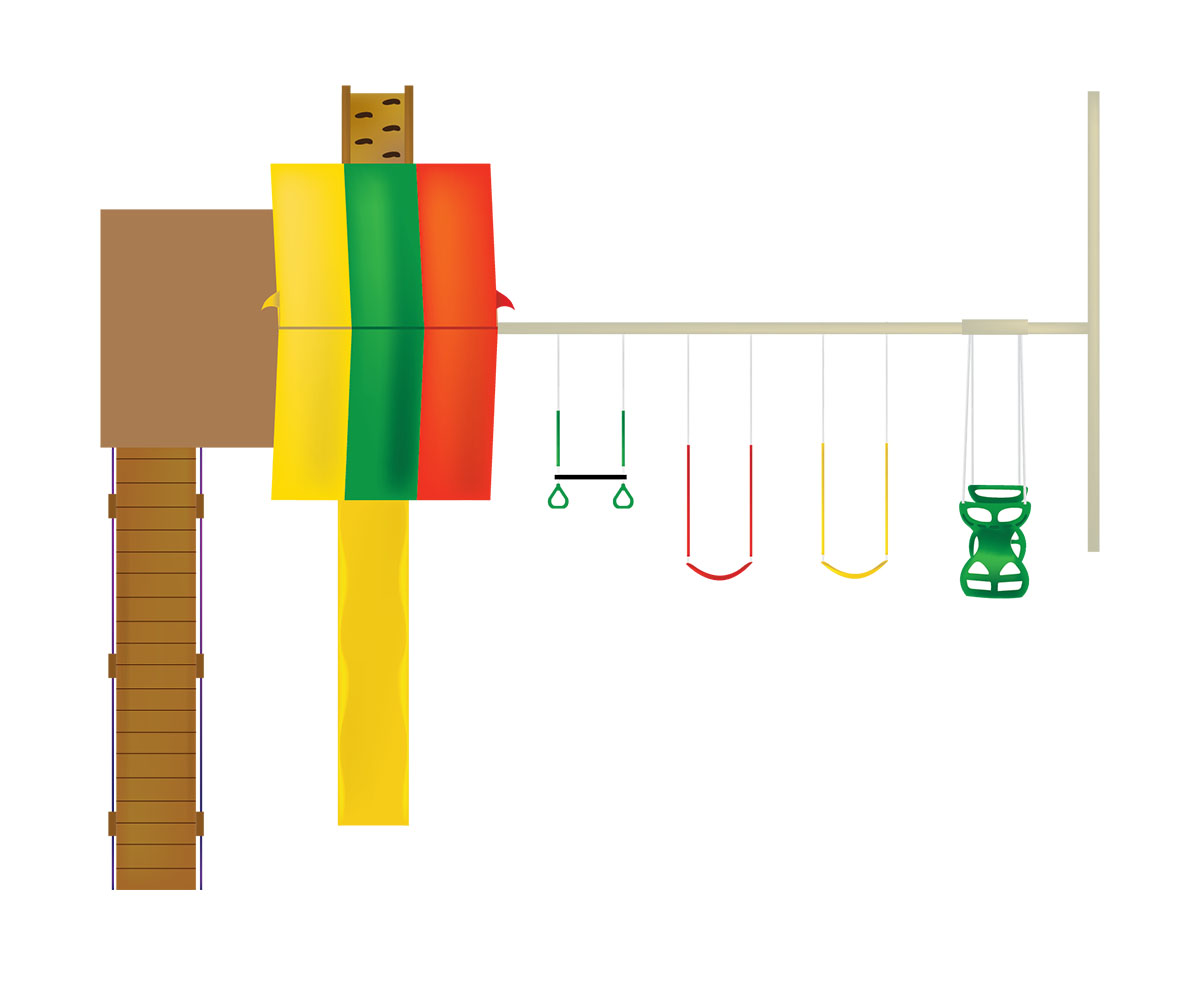 Golden Retreat Swing Set - Image 2