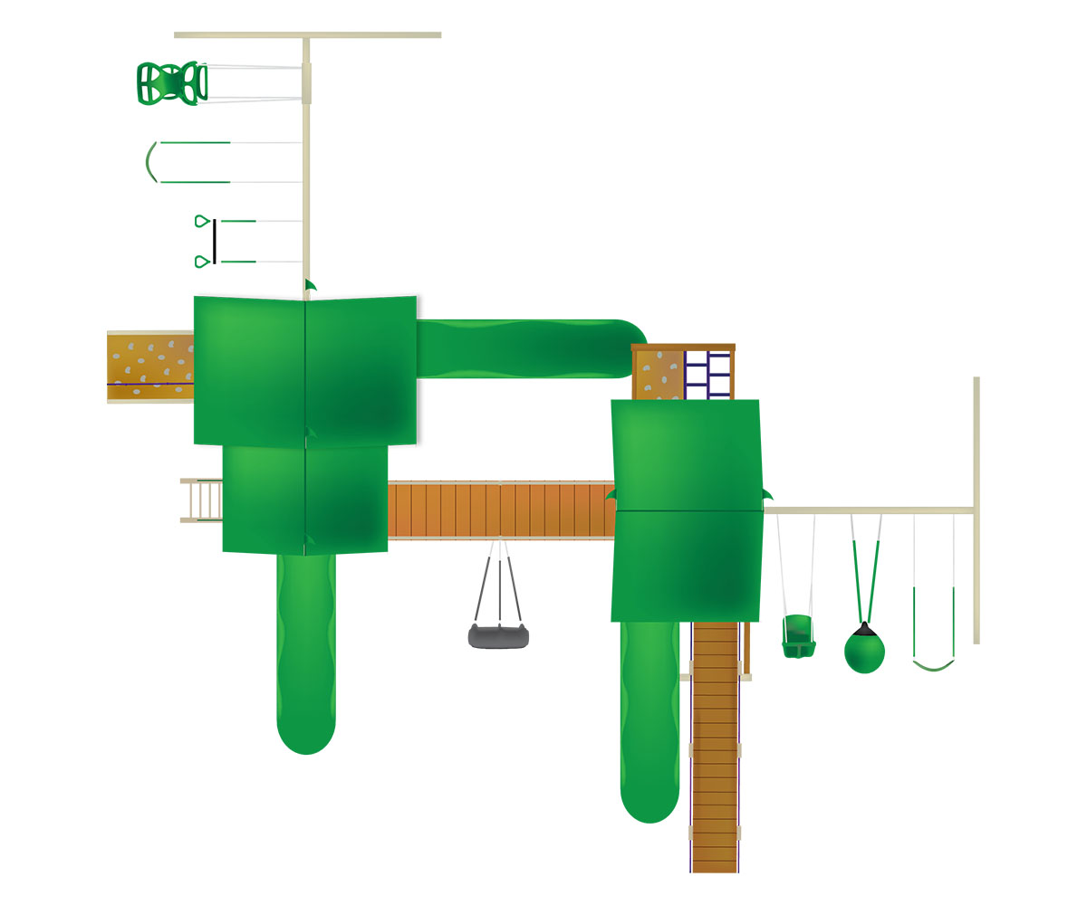 Happy Hour Play Place Swing Set - Image 2