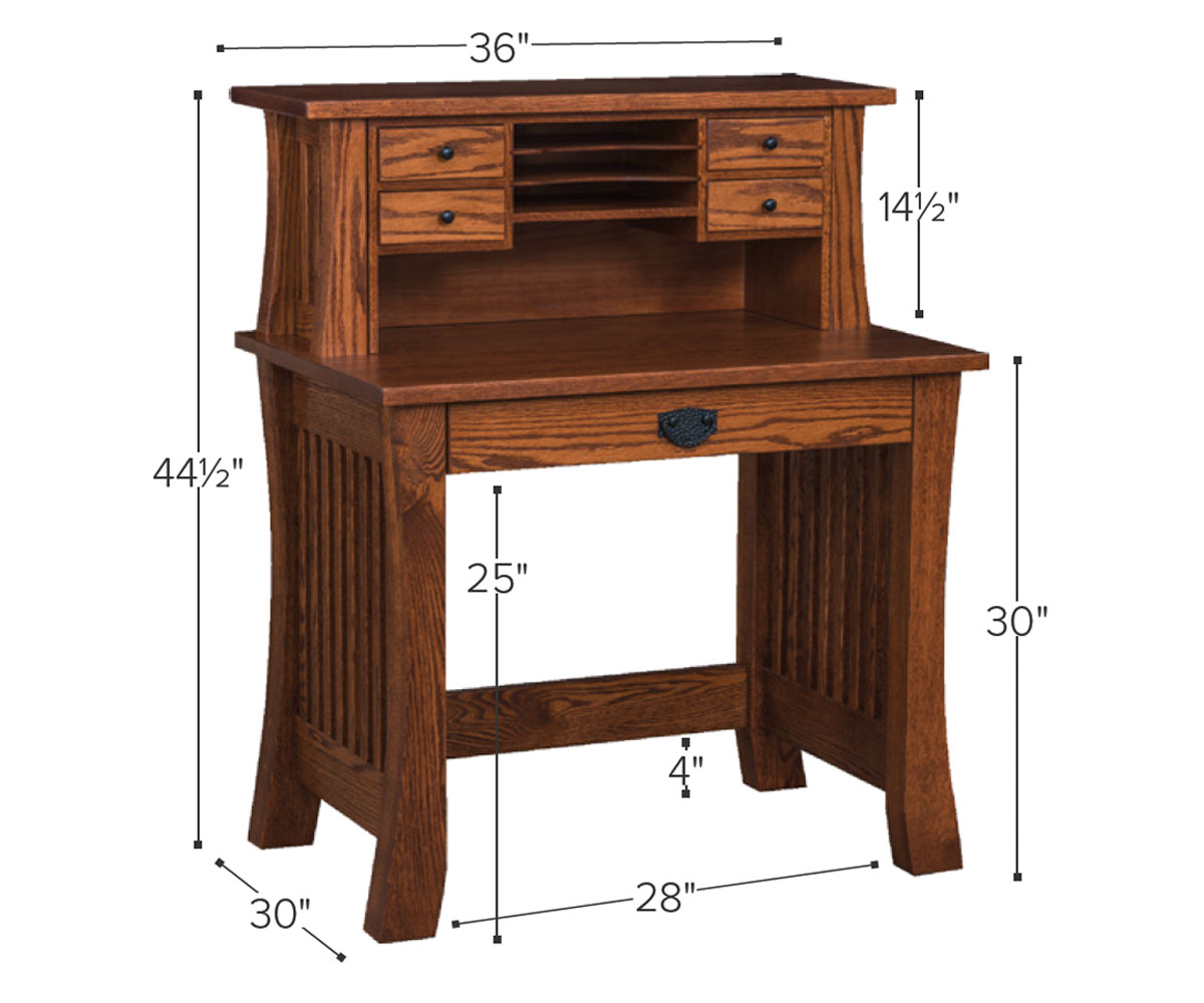 Liberty 36" Deluxe Writing Desk - Image 2