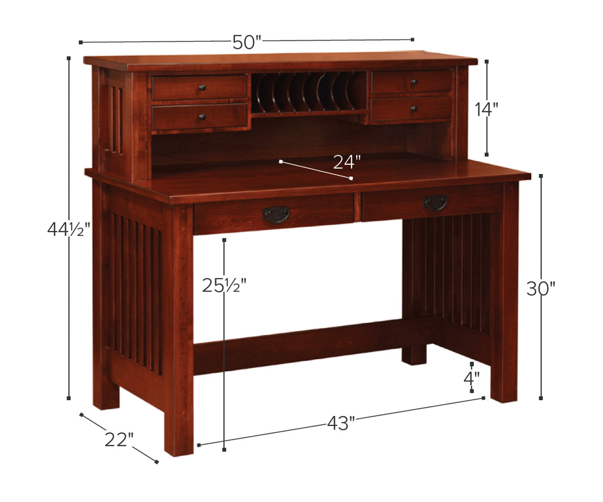 JD’s 50" Deluxe Writing Desk - Image 2