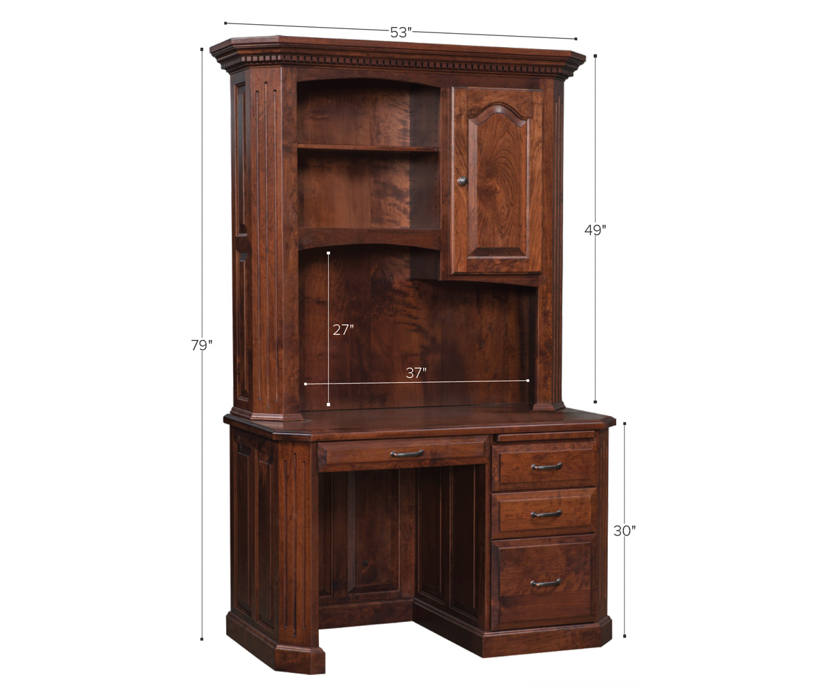 Fifth Avenue 48" Flat Top With Hutch - Image 3