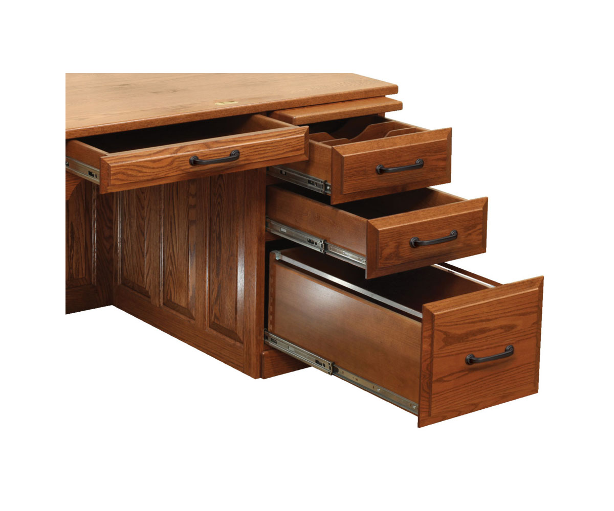 42" Traditional Rolltop Desk - Image 2