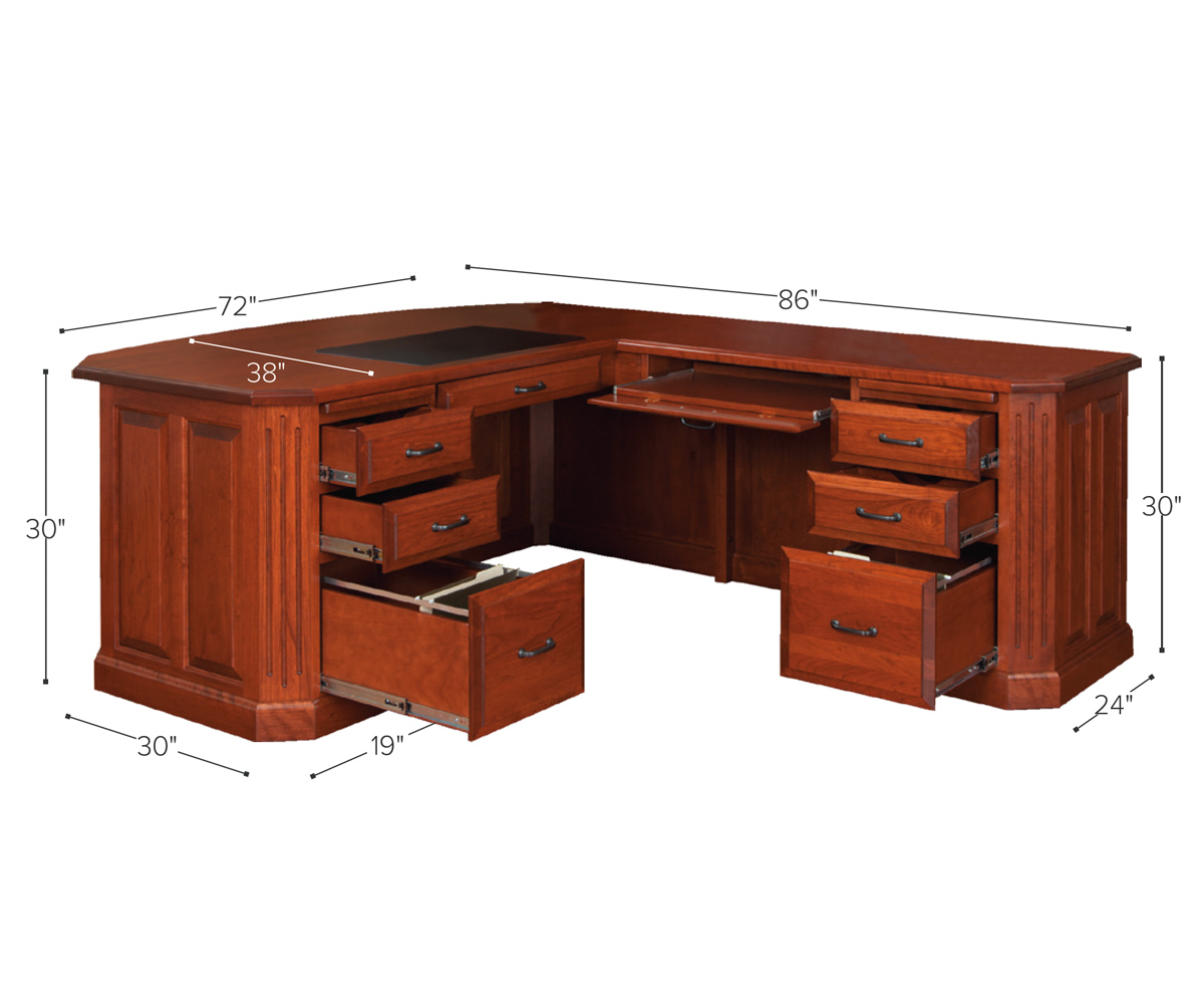 Fifth Avenue Executive L Desk - Image 4