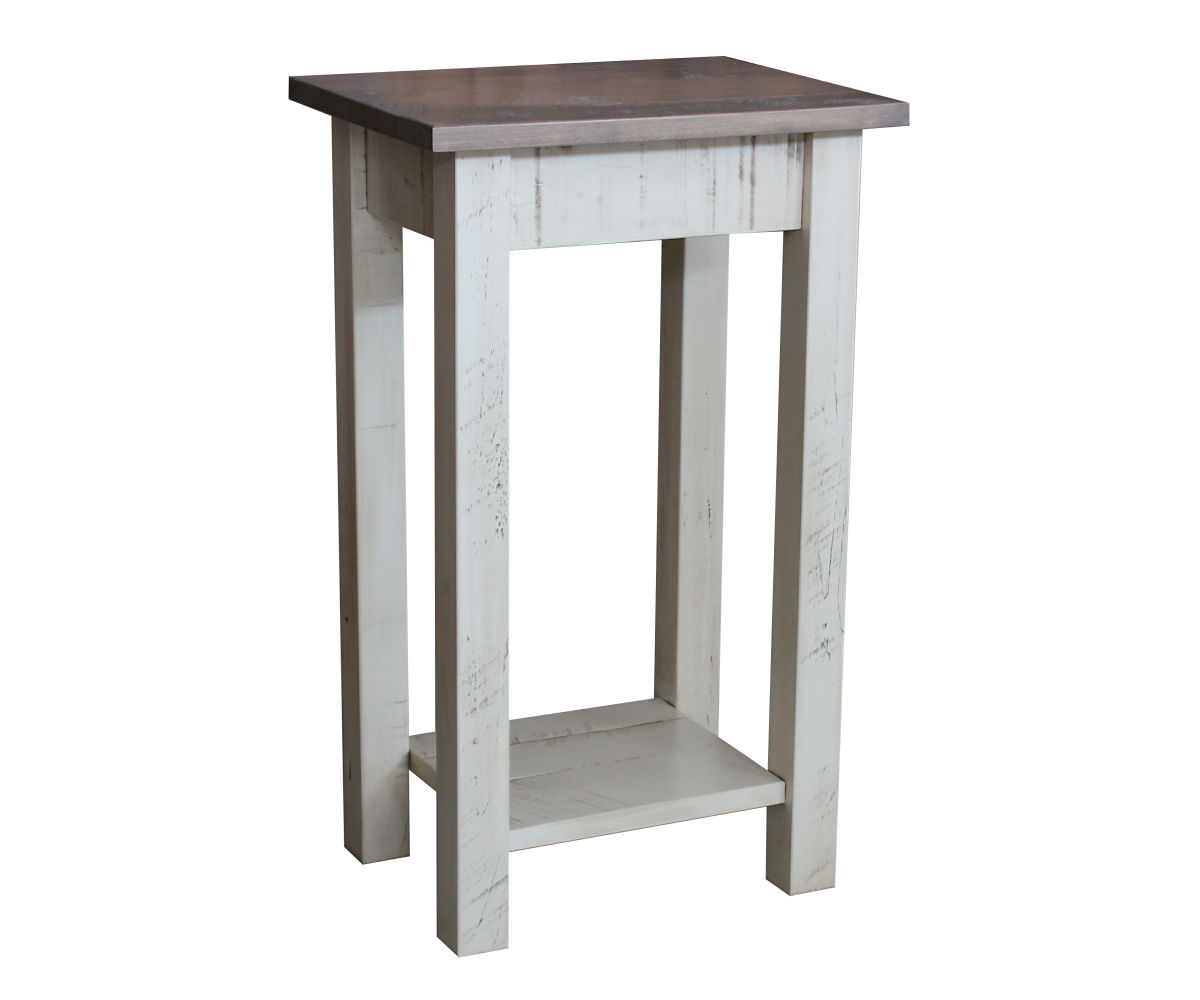 Painted Buckeye Chair Side Table