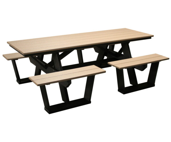 7' Split Seat Picnic Table