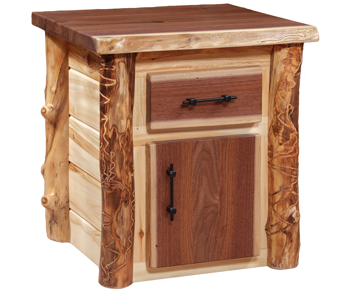 Grand Teton 1 Drawer 1 Door Nightstand