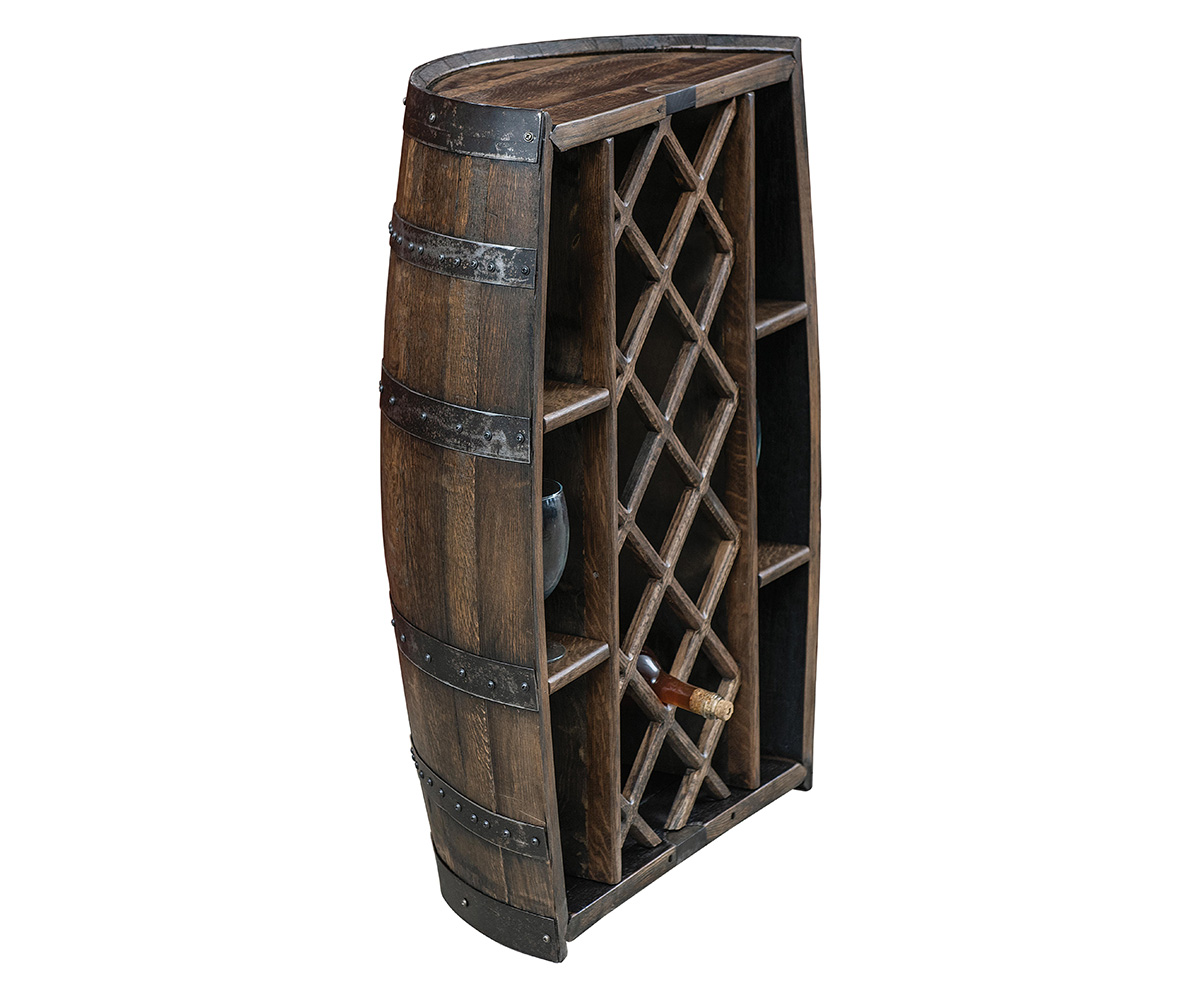 Full Barrel Wine Rack - Image 2