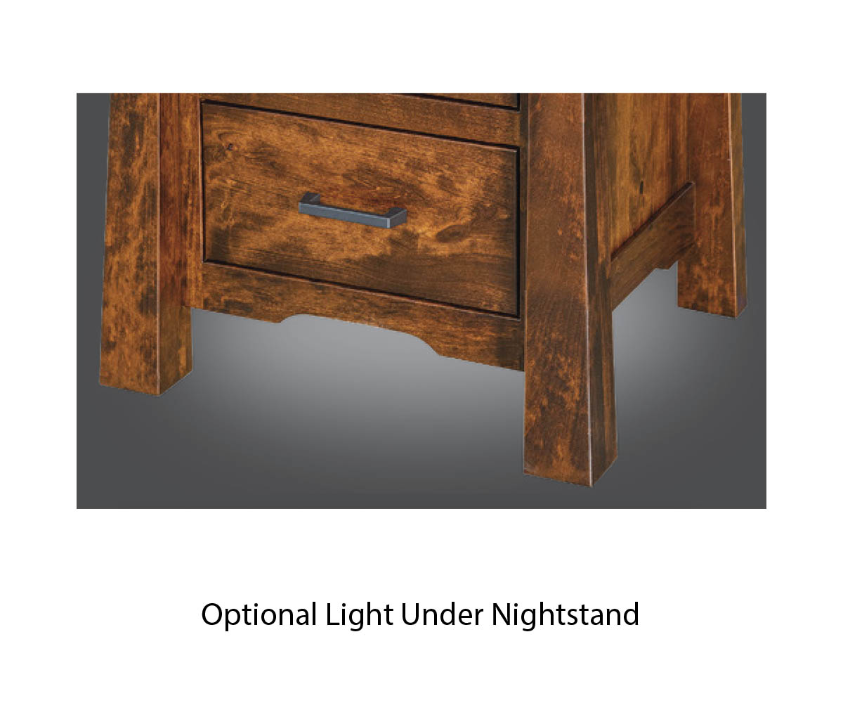 Eckenridge 1 Drawer 2 Door Nightstand - Image 6