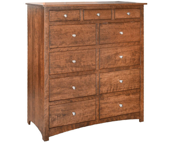 Shaker 11 Drawer Mule Chest