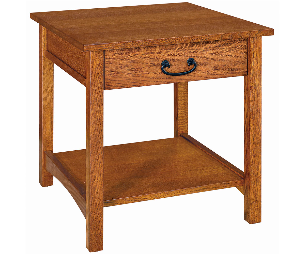 Granny Mission Open End Table - 22"W