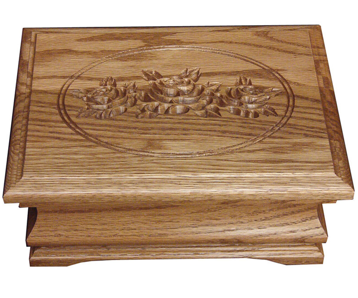 Medium Jewelry Box - Rose Lid