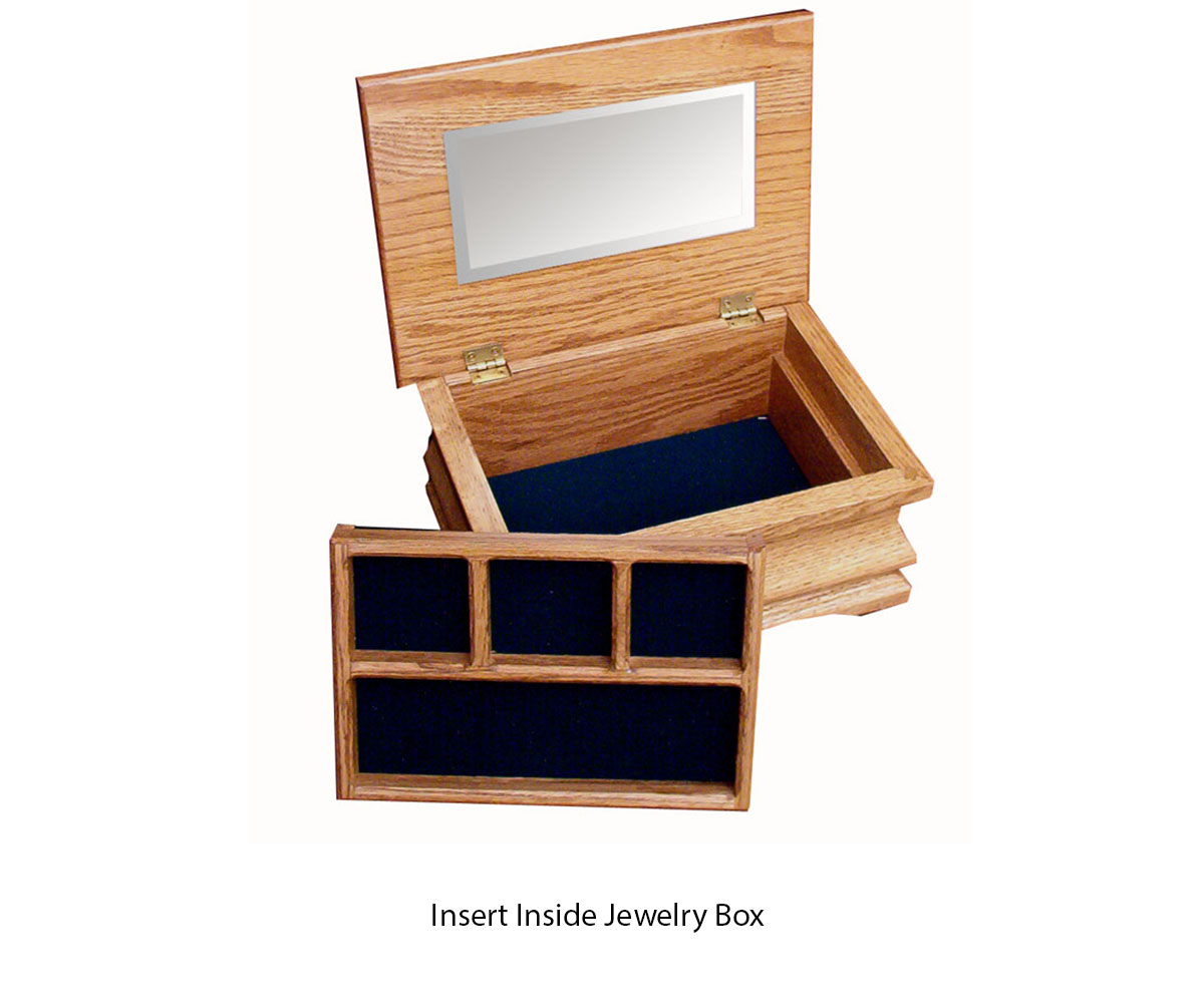 Medium Jewelry Box - Rose Lid - Image 2