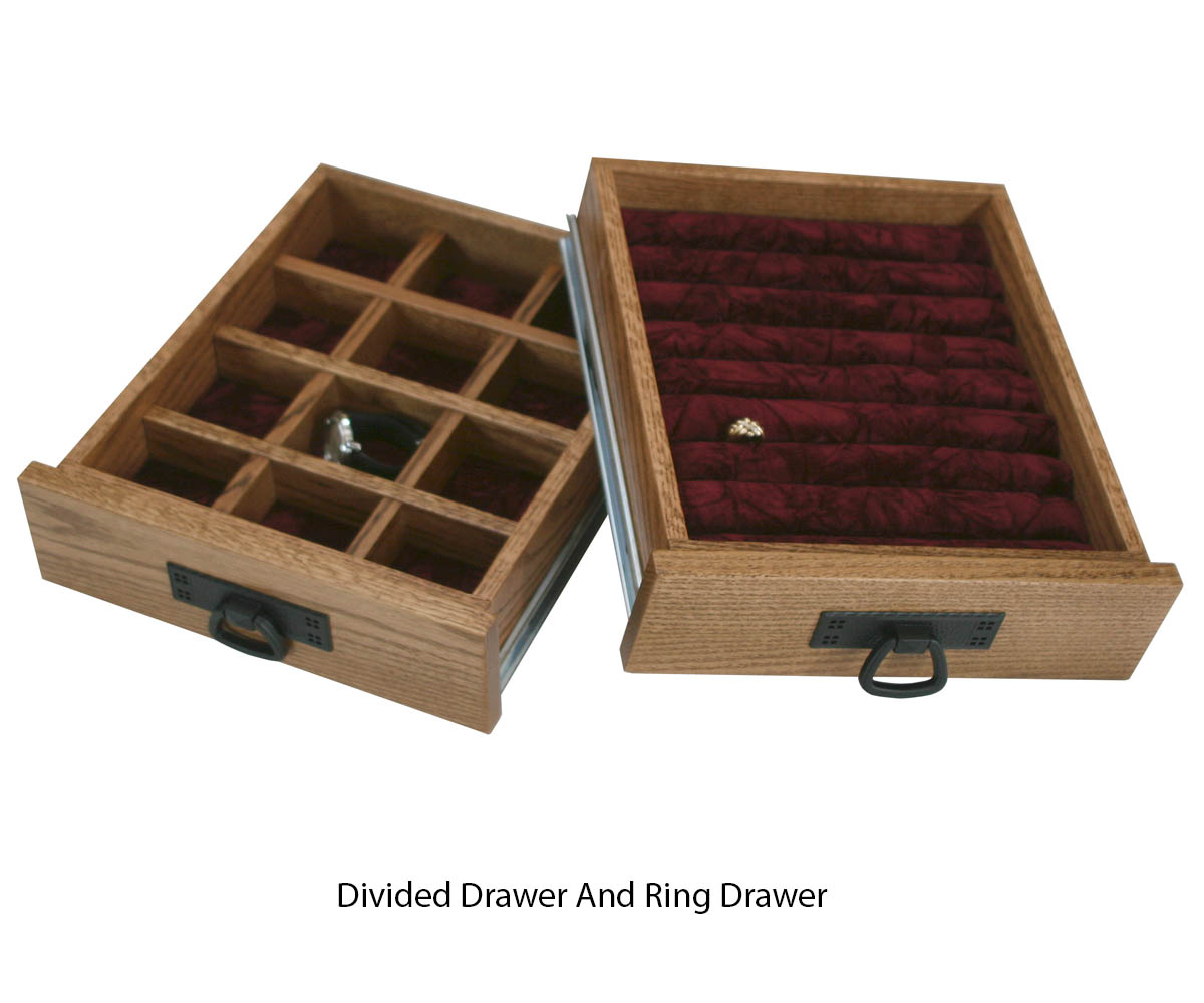 Classic Sleigh Jewelry Armoire - Image 3