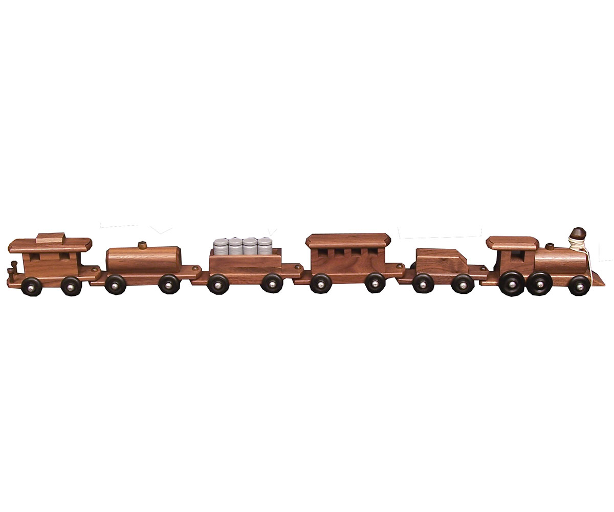 Medium Walnut Train